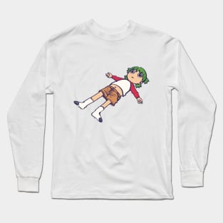 yotsuba after eating lots of pizza Long Sleeve T-Shirt